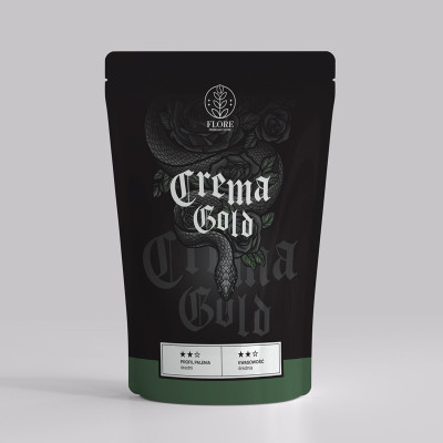 Kawa ziarnista Crema Gold, Natural Espresso, Czekoladowo orzechowa 500g