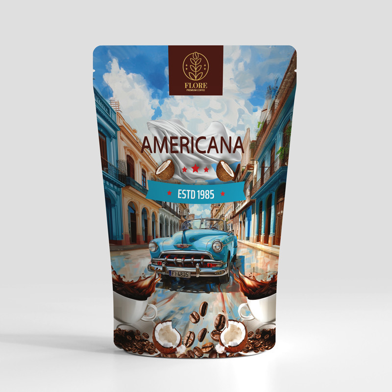 Kawa ziarnista Americana, 100% Arabica, Kuba, Espresso, Washed 500g