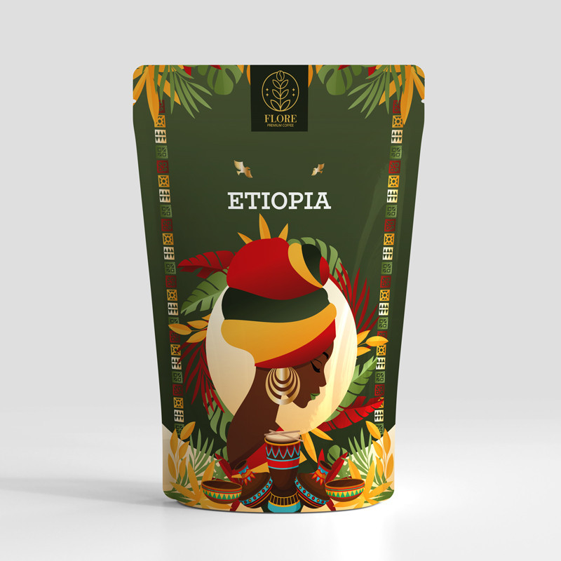 Kawa ziarnista Etiopia, 100% Arabika, Espresso 500g