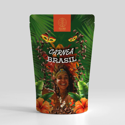 Kawa ziarnista Carnea Brazil, 100% Arabika, Średnio palona 500g
