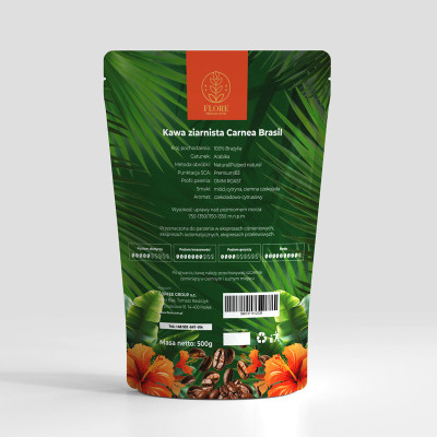 Kawa ziarnista Carnea Brazil, 100% Arabika, Średnio palona 1kg